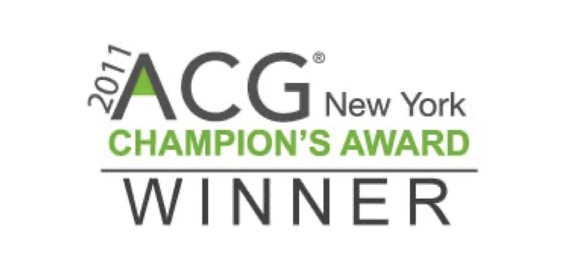 ACG New York Champion’s Award Winner